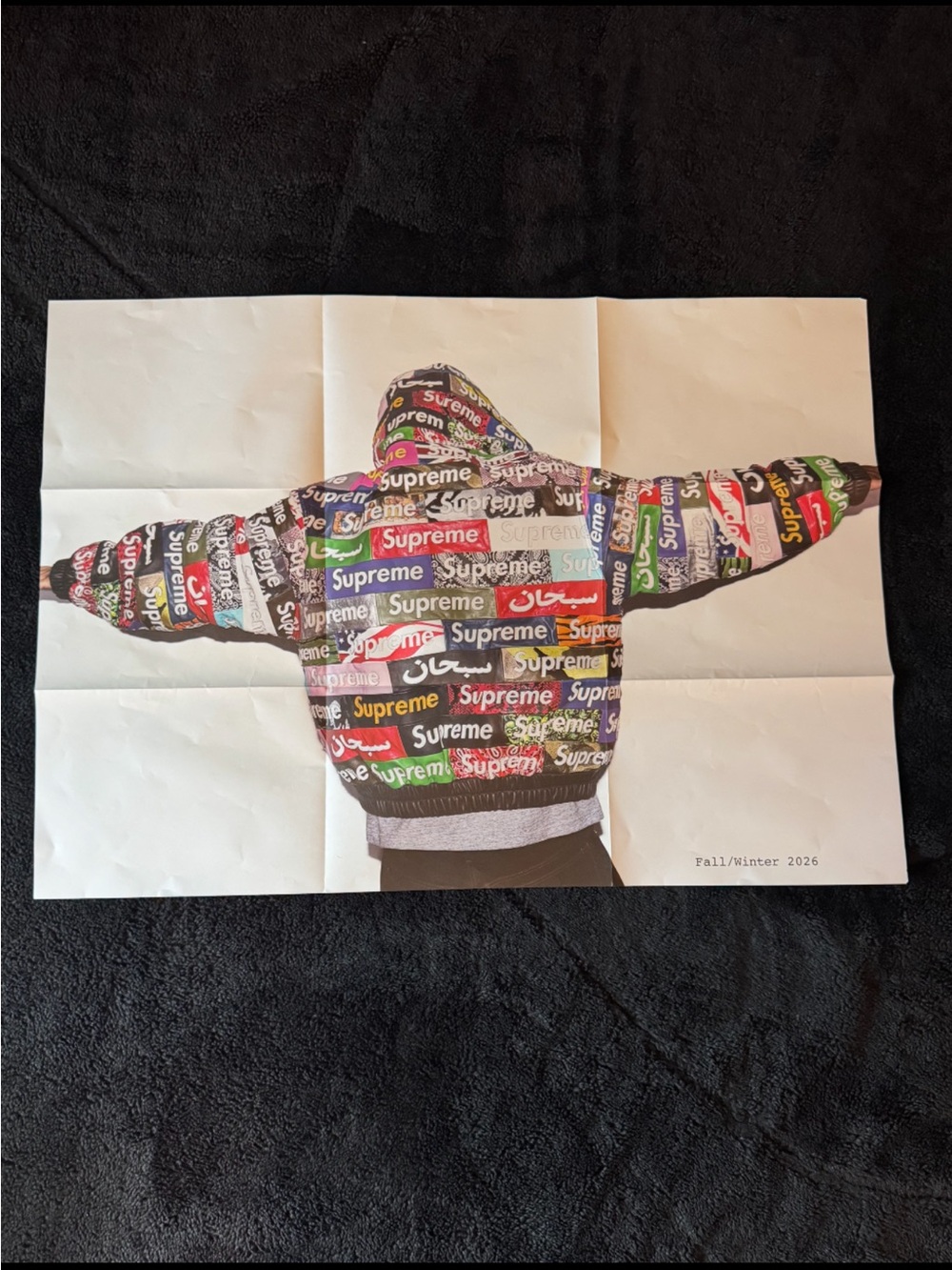 Supreme Multicolor Logo Hoodie Poster - Fall/Winter 2026